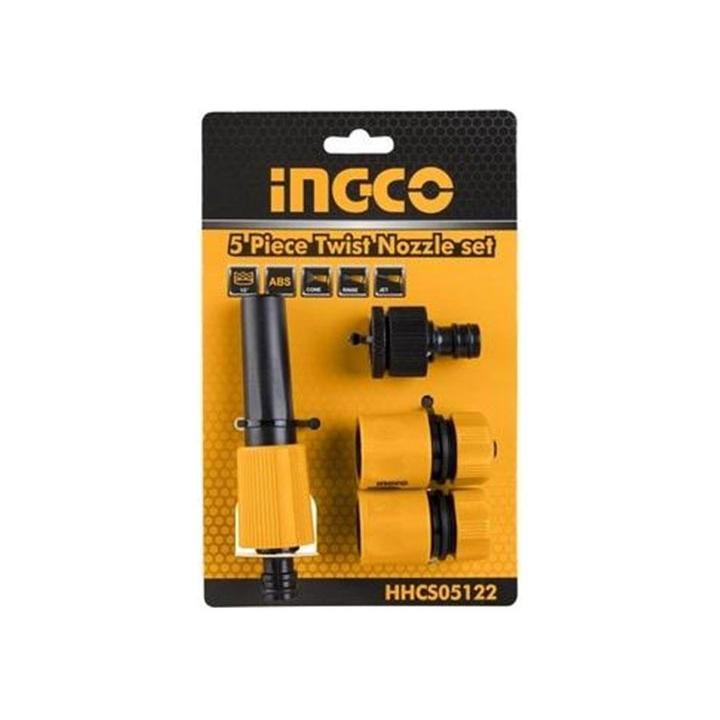 Bộ 5 đầu nối nhanh máy xịt rửa INGCO HHCS05122