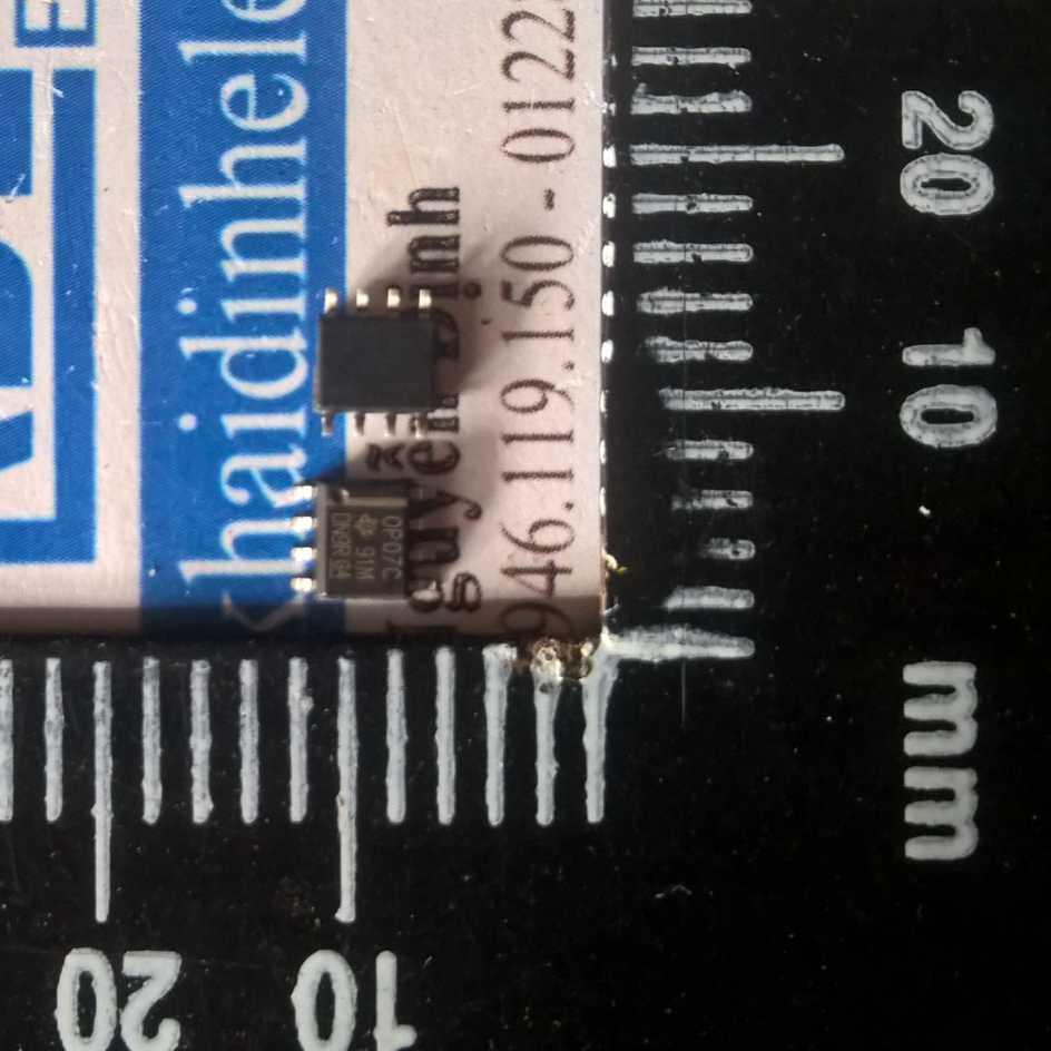 5 con OP07C OP07 SOP8 1*opamp OPAMP Đơn CHÂN dán KDE1202
