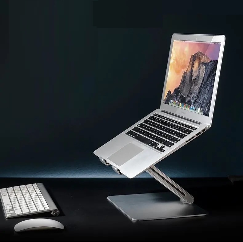 Giá đỡ kiêm đế nâng laptop thiết kế một chân độc đáo AP-2V, chỉnh độ cao góc nghiêng cho laptop, Macbook, Ipad Vu Studio - Hàng chính hãng