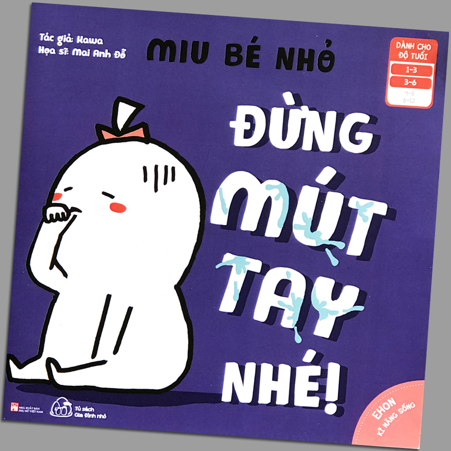 Sách - Ehon Kĩ Năng Sống - Miu Bé Nhỏ - Combo 8 quyển (1-6 tuổi) Tặng Miu nhồi bông xinh xắn số lượng có hạn