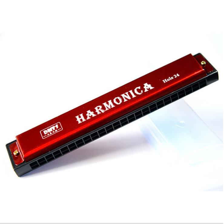 Kèn HARMONICA DMTS loại chuẩn 24 lỗ - Màu ngẫu nhiên