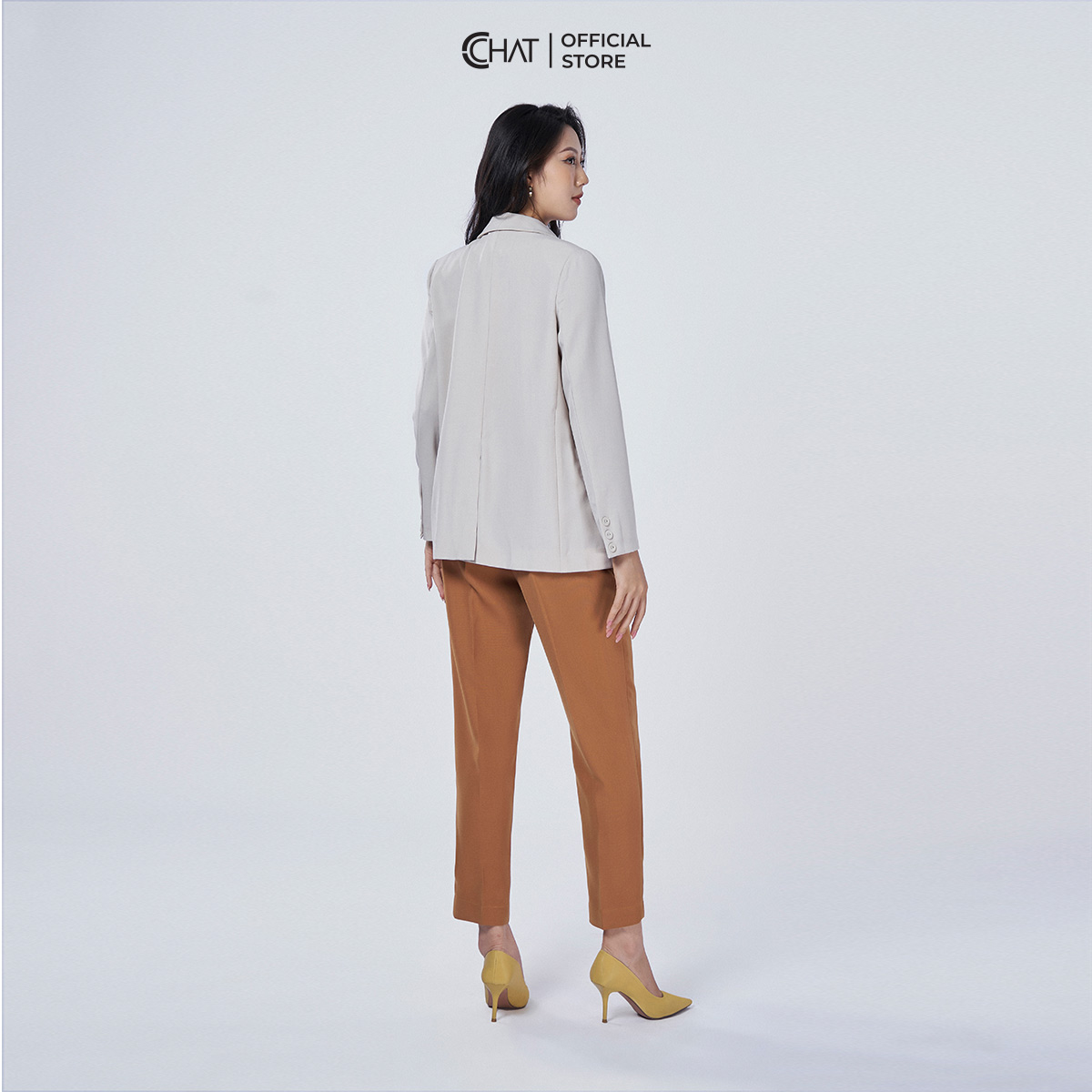 Quần Baggy Nữ Cchat Ống Côn Cạp Cao Túi Chéo Dáng Suông Cao Cấp Phong Cách Trẻ Trung 12QDS2019BT