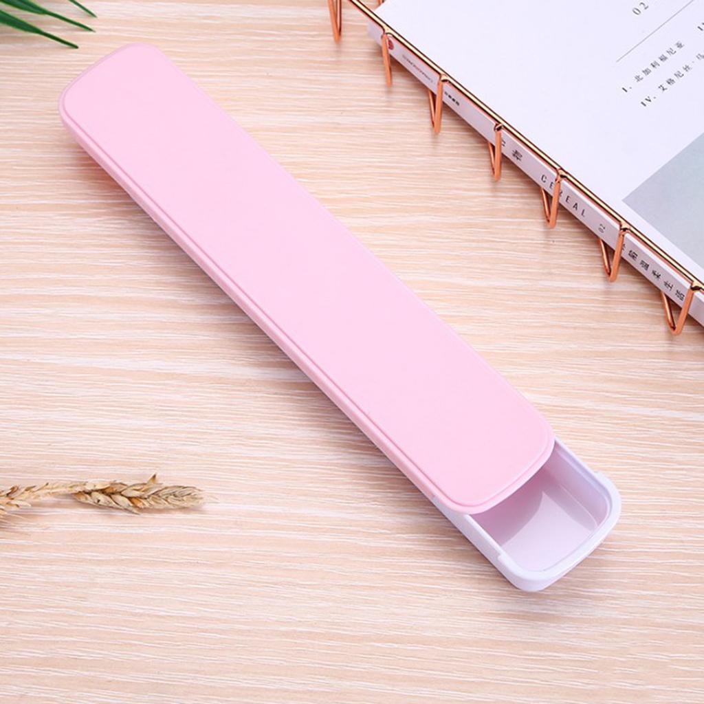 2 Pieces Portable Travel Tableware Storage Boxes for Flatware