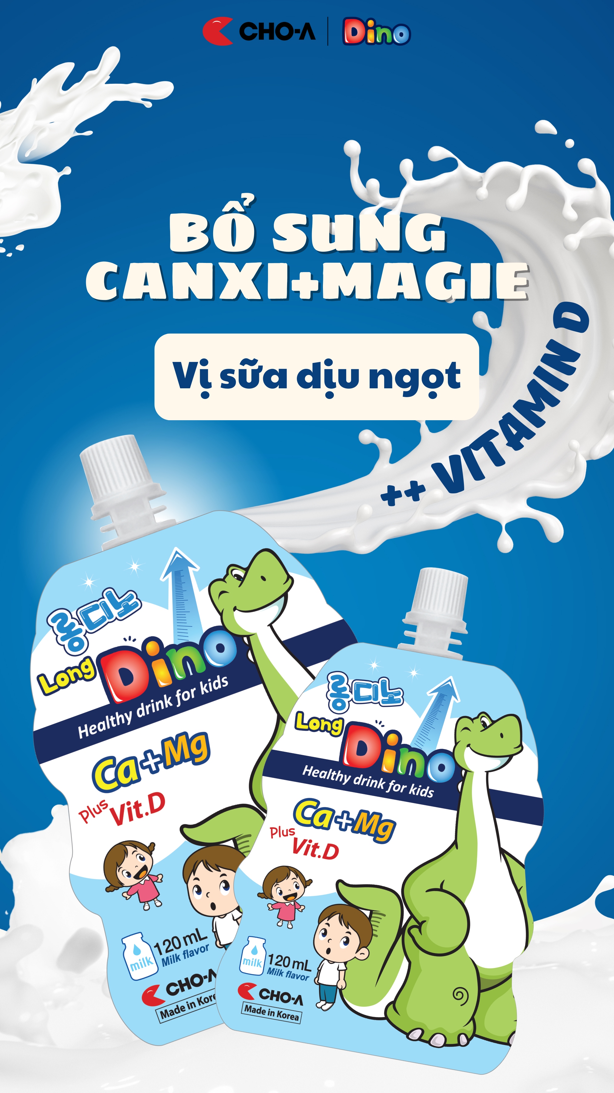 Combo 5 Gói Nước Trái Cây Dino Bổ Sung Vitamin Phù Hợp Cho Trẻ Từ 3 Tuổi (Hàng Nhập Khẩu)