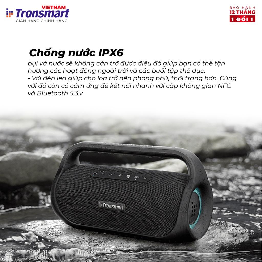 Loa Bluetooth Mini 5.3 ngoài trời chống nước TRONSMART BANG MINI – Đèn Led - Công suất 50W - Chống nước IPX6 - Hàng chính hãng - Bảo hành 12 tháng.