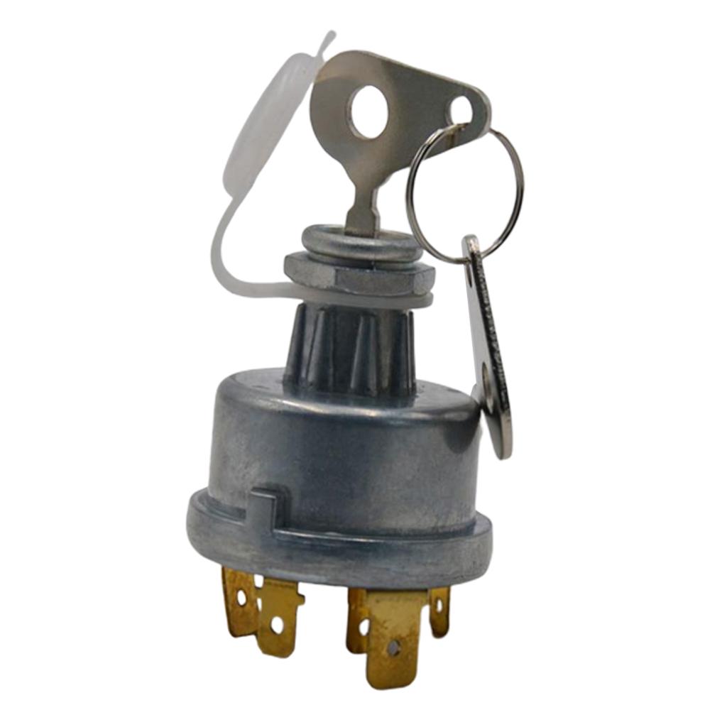 4 Position Universal Ignition Switch w/ Keys for Lucas 12/24V 128SA Tractor