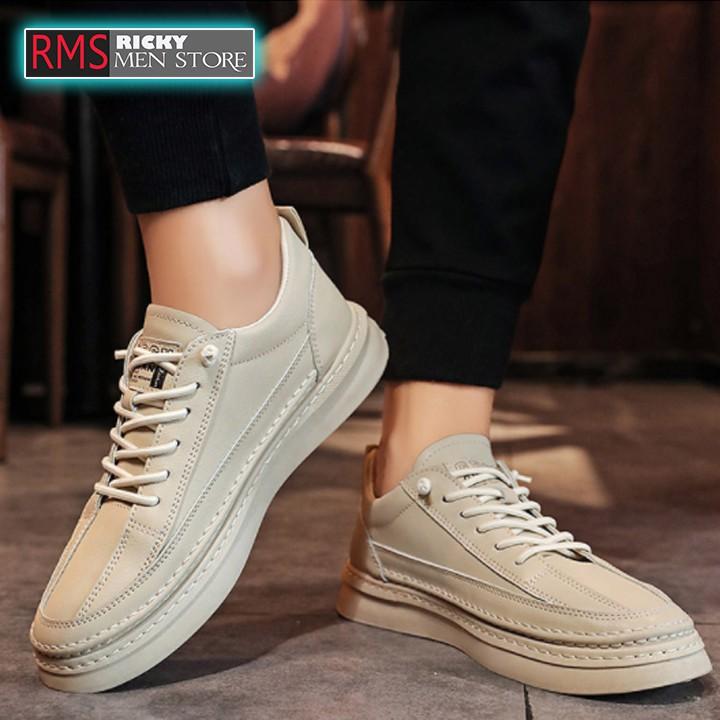 Giày Sneaker Nam Da Mềm Hàng Chuẩn Fullbox RMS2605 Kiểu Dáng Hàn Quốc