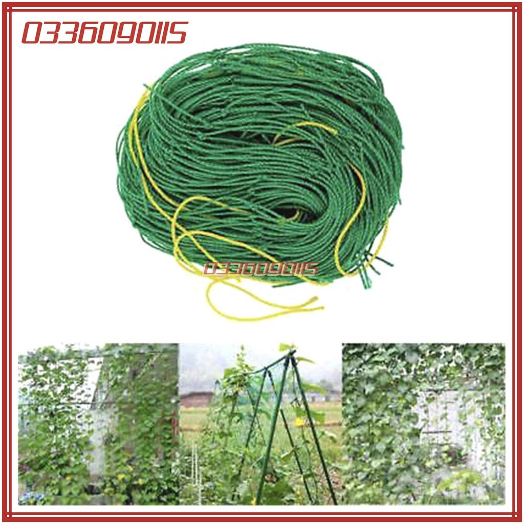 Lưới làm giàn dây leo - 1,8m x 1,8m - chất lượng cao thích hợp với bầu, bí, mướp, dưa...