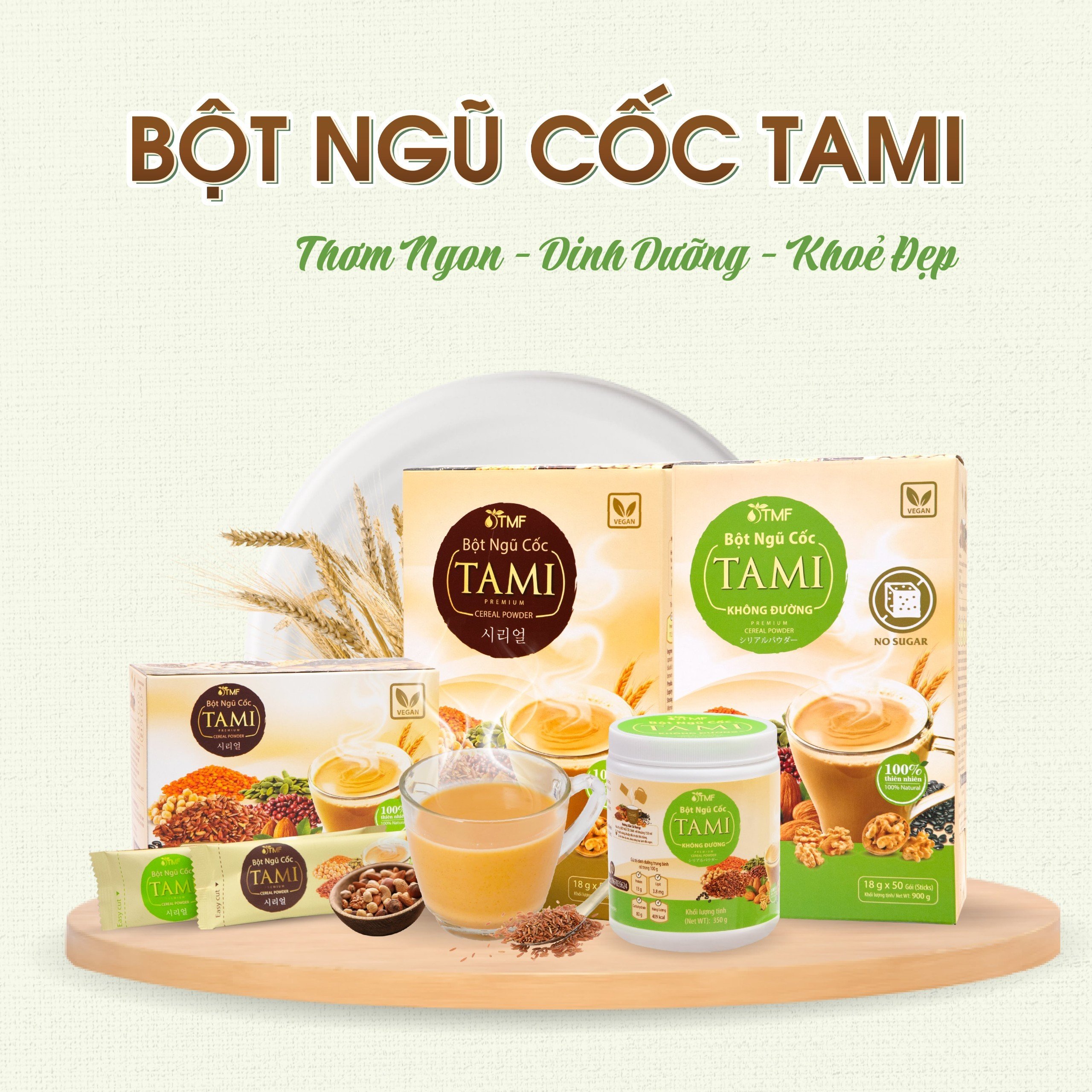 Set 2 gói bột ngũ cốc nảy mầm Tami TÂM MINH FOODS