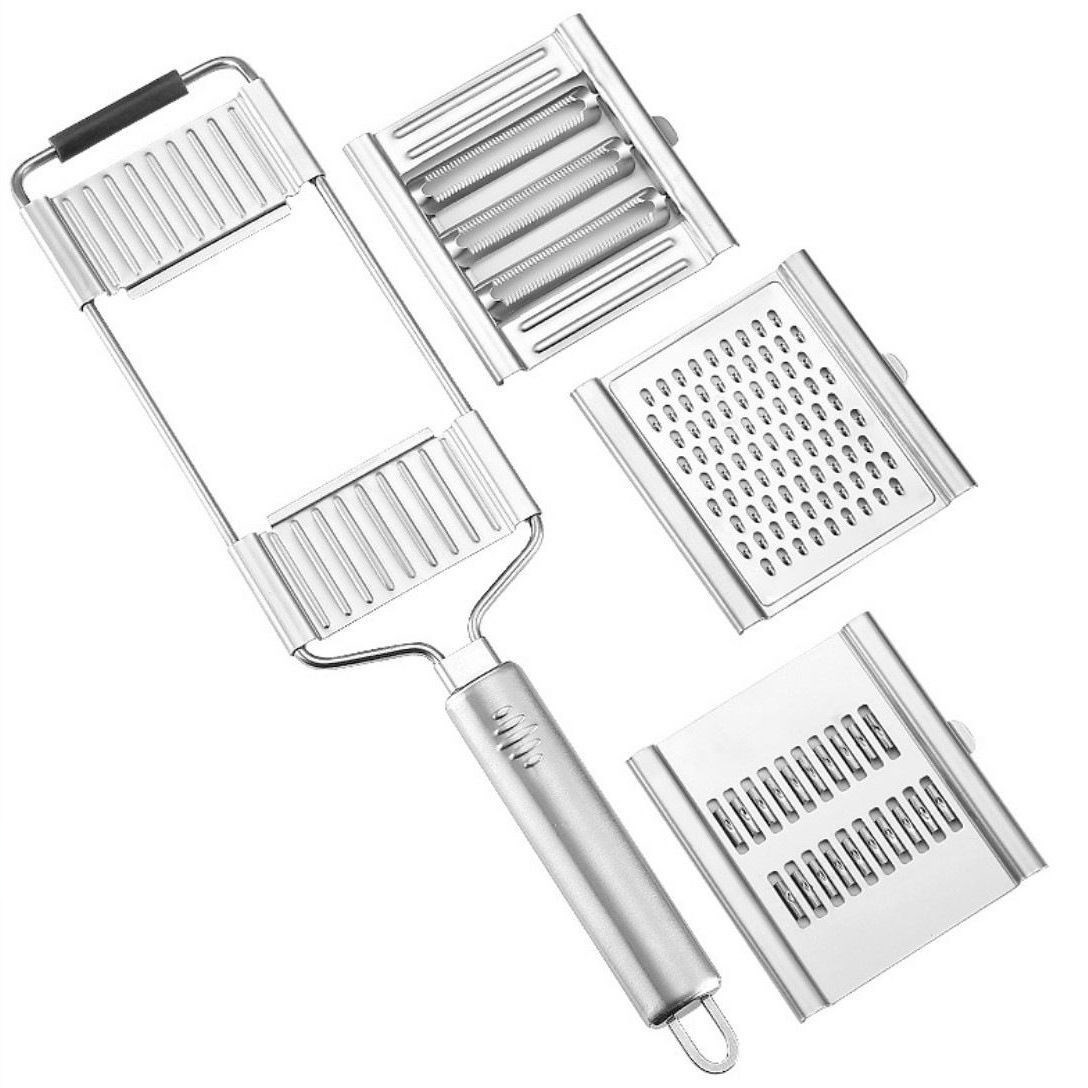 Nạo rau củ quả chất liệu inox 4 in 1 đa năng