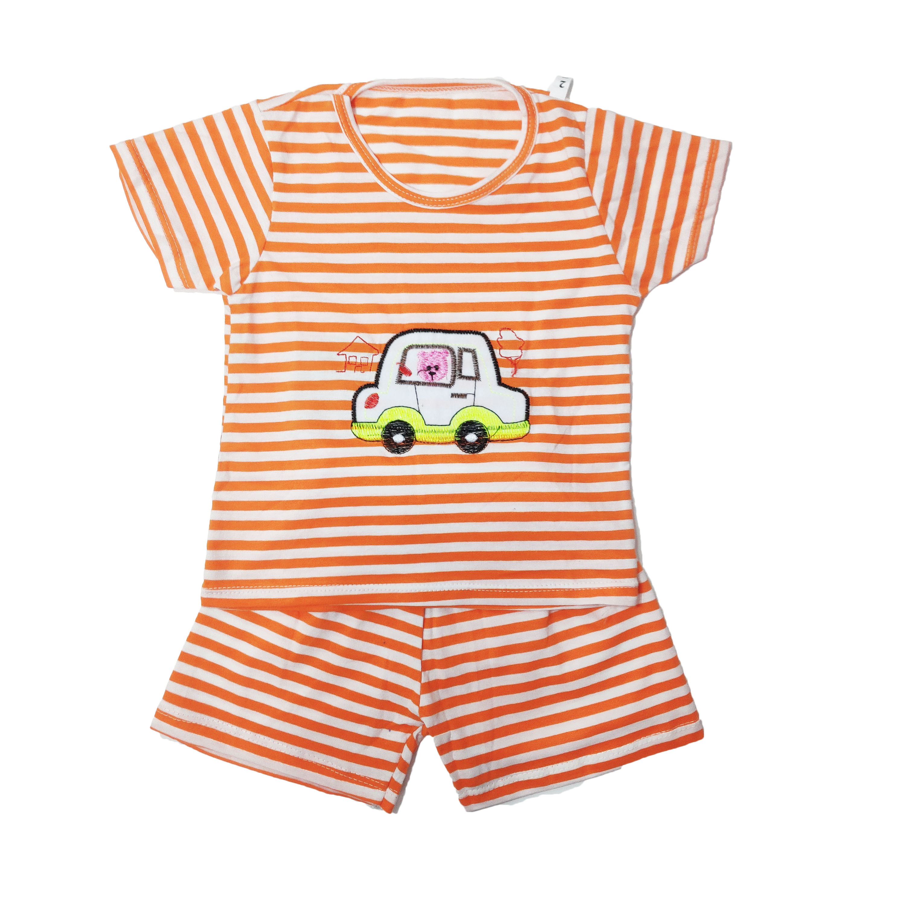 Combo 2 Bộ Cộc Tay Cho Bé Trai Kẻ Sọc Hàng Chất Đẹp Size 5 - 19 Kg Màu Ngẫu Nhiên Khác Nhau