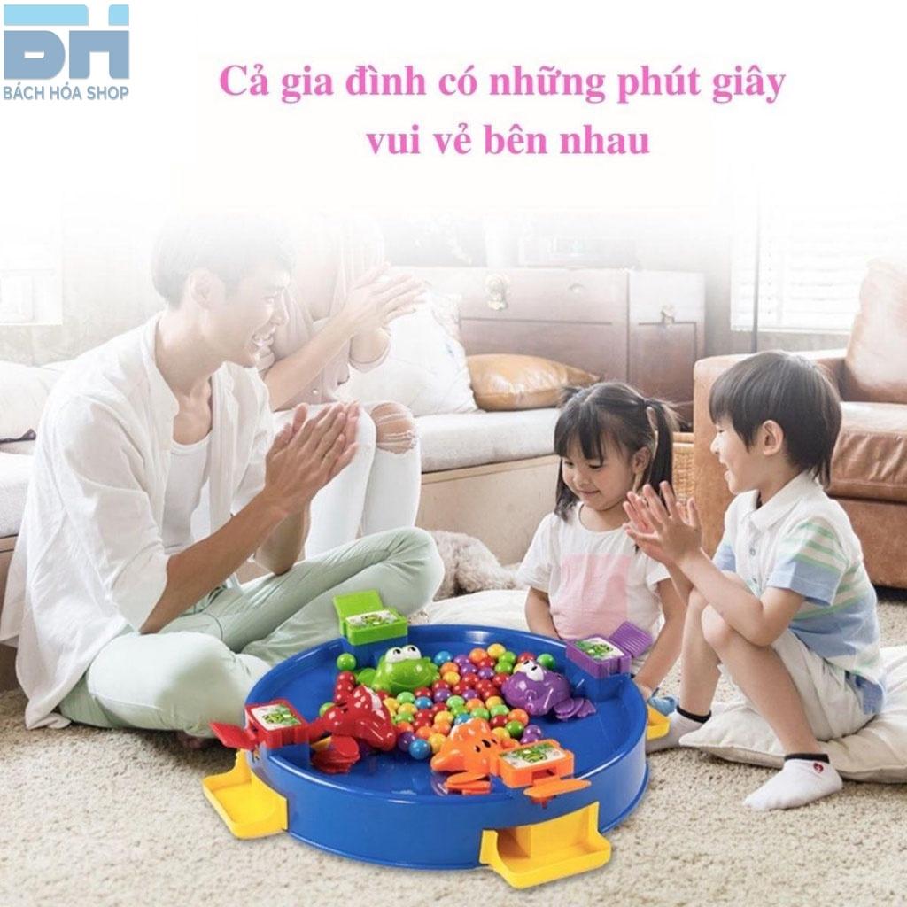 Đồ chơi Ếch ăn bi, hạt, đậu, kẹo vui nhộn có sẵn bi, cả nhà cùng chơi