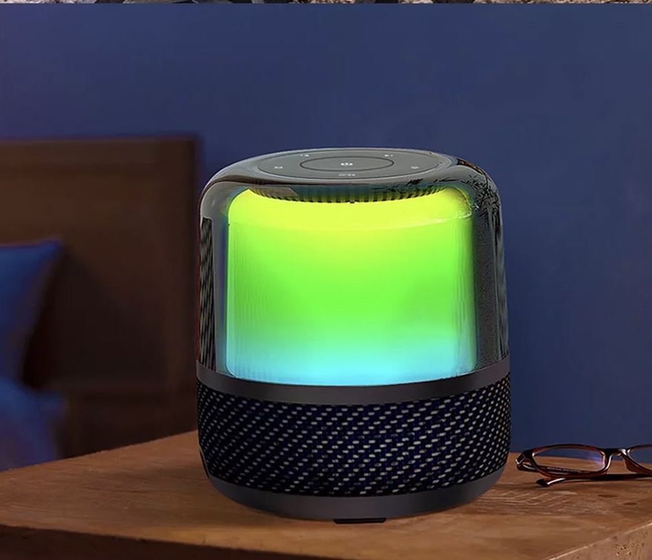 Loa WiWU P50 Max Dành Cho Các Thiết Bị Có Kết Nối Bluetooth Sự Kết Hợp Của 3 Loa Nsfeb Mang Đến Hiệu Ứng Rạp Chiếu Phim Vòm 360 Độ - Hàng Chính Hãng