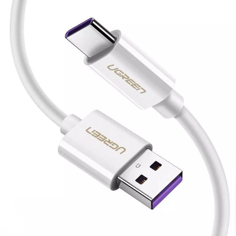 Cáp sạc và truyền dữ liệu từ cổng USB 2.0 sang USB type C hỗ trợ dòng 5A dài 2m UGREEN US253 - Hàng chính hãng