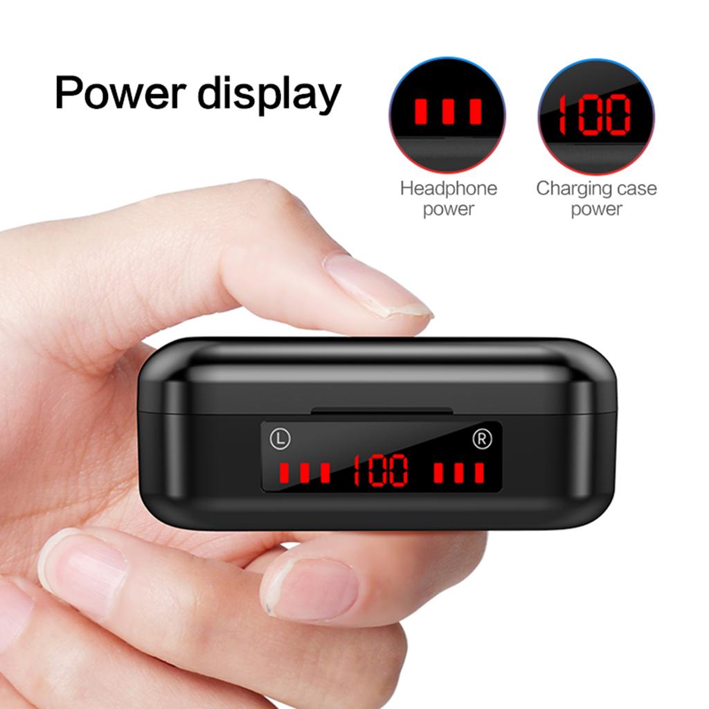 1 Pair Stereo Wireless Earbuds With 300mAh