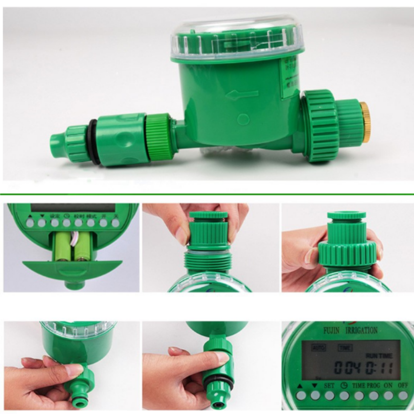 Hẹn giờ tưới - Đồng hồ hẹn giờ tưới cây tự động, chạy pin 1.5V 206502