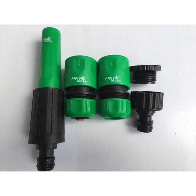 Bộ vòi tưới nước + cút nối nhanh 12-16