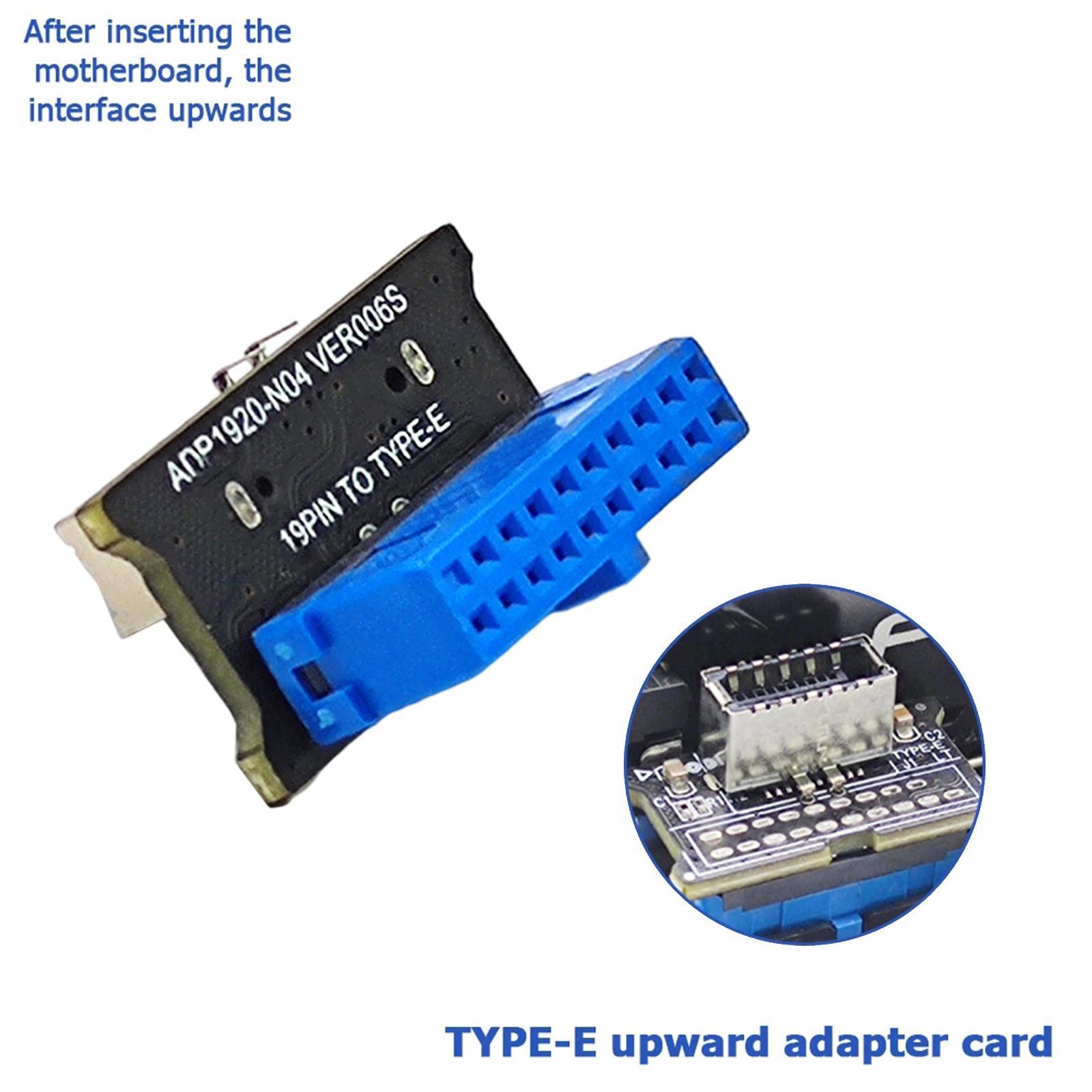 Mainboard USB 3.0 19PIN to 3.1 Type-° Converter  19 Pin