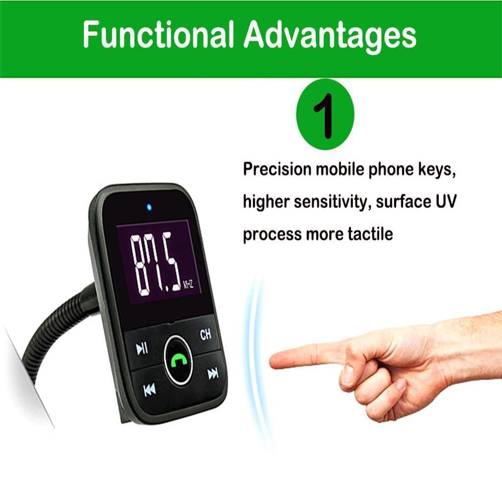 Wireless Bluetooth FM   Kit MP3 Player Dual USB Charger