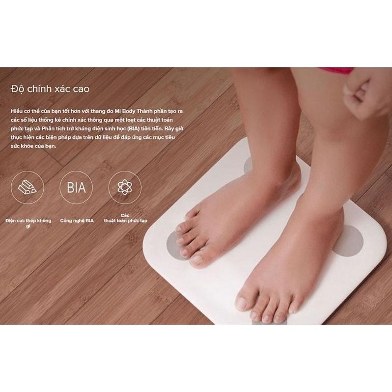 (Bản Quốc Tế) Cân sức khỏe điện tử thông minh Xiaomi Mi Body FAT