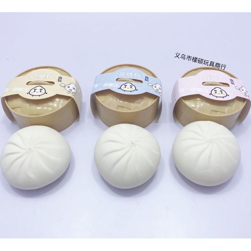 Squishy bánh bao mềm dẻo đồ chơi cầm tay bóp giúp xả stress chất liệu TPR an toàn sức khỏe