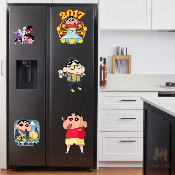 Miếng dán Stickers chủ đề Shin - Cậu bé bút chì