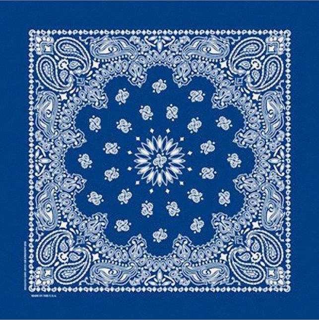 Khăn Bandana (Khăn Turban EXO) Màu Xanh Dương - Mã B006