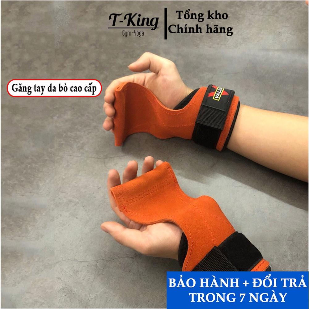 Găng Tay Tập Gym - Dây Kéo Lưng - Lifting Grips - Da bò cực bền - cực chắc