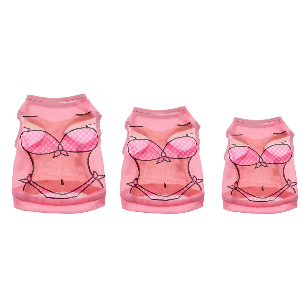 Pet Clothes Dog Cat Apparel Vest for Puppy Cat Bikini Printing Clothes