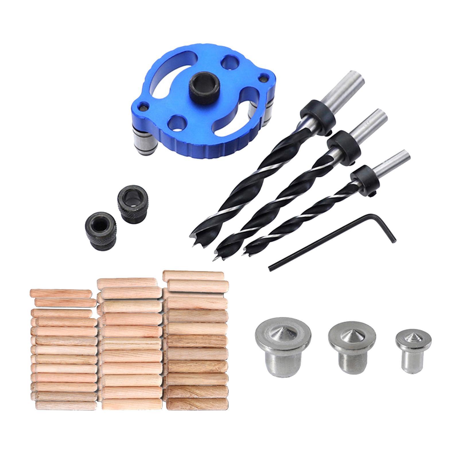 Vertical Pocket Hole Jig Self-Centering Dowelling Jig for Carpentry