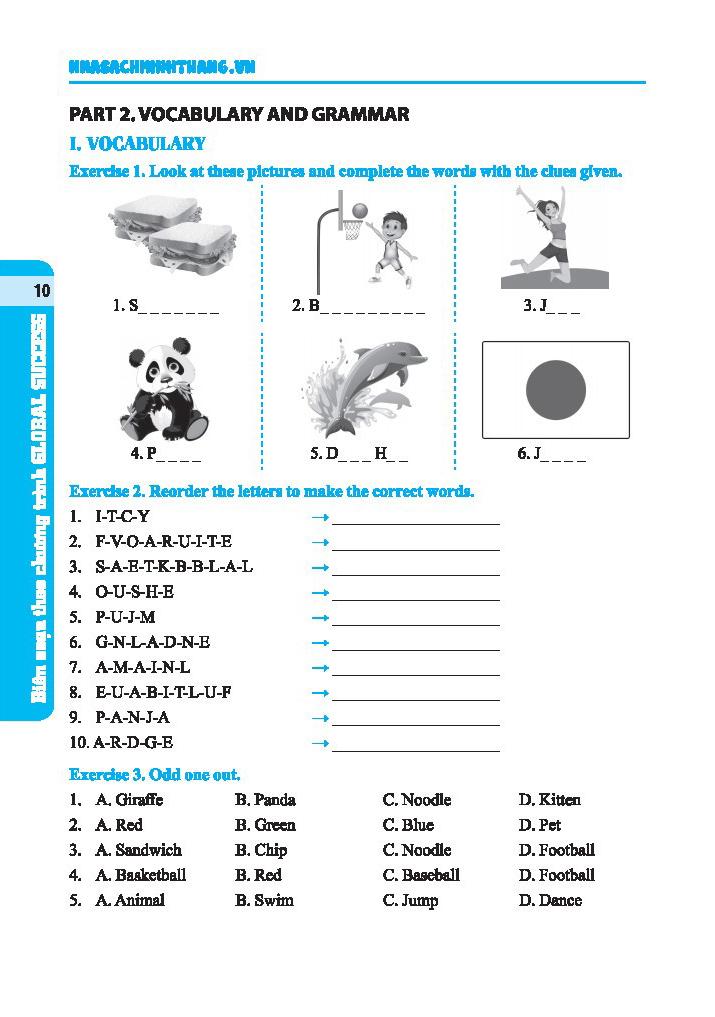 Global Success - Bài Tập Tiếng Anh 5 - Không Đáp Án