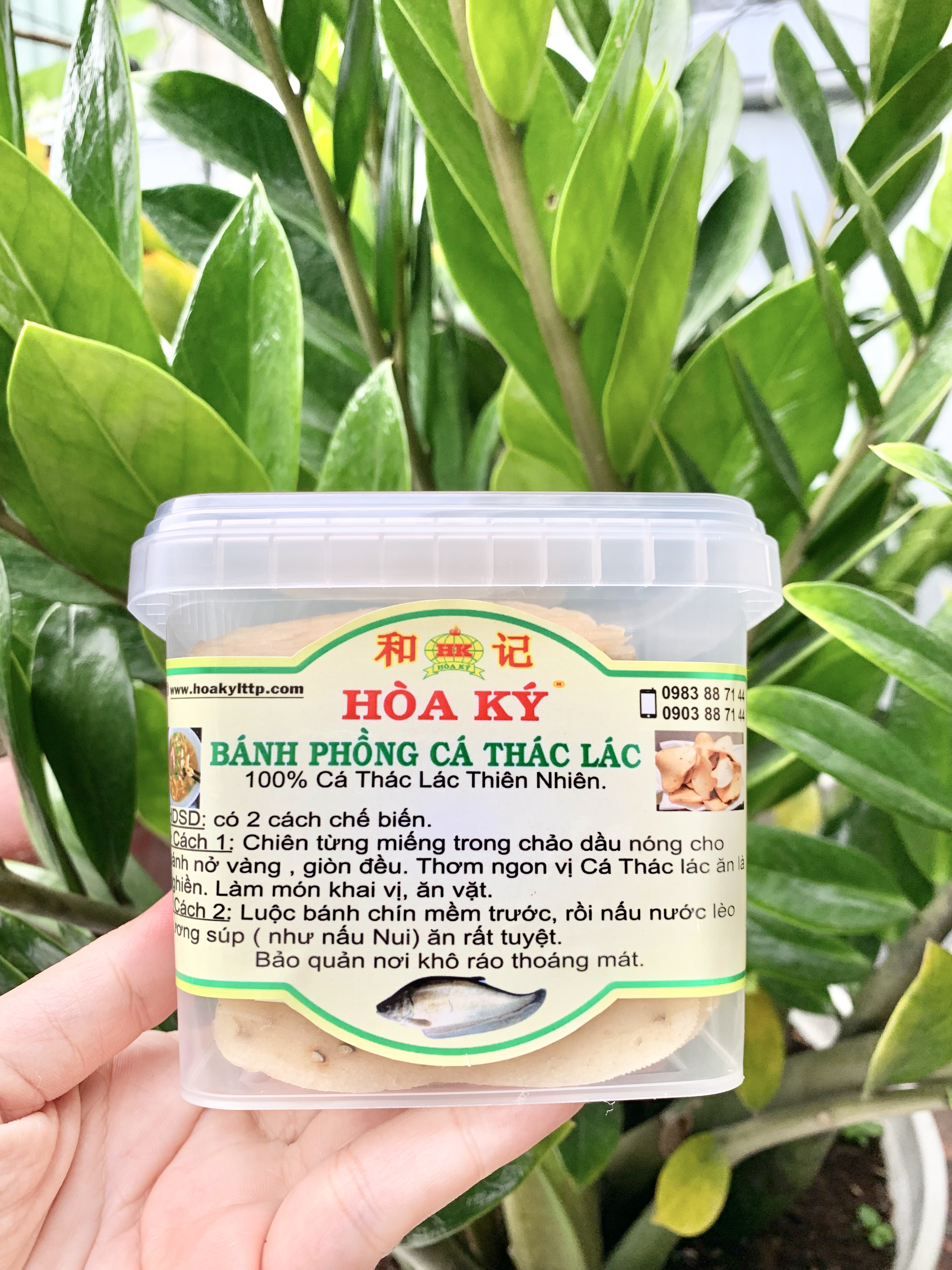 BÁNH PHỒNG CÁ THÁC LÁC Hoà Ký 300gr