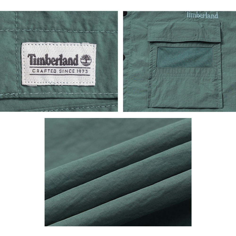 Original Timberland Áo Sơ Mi Nam Tay Ngắn Quick Dry Shirt TB0A61S1