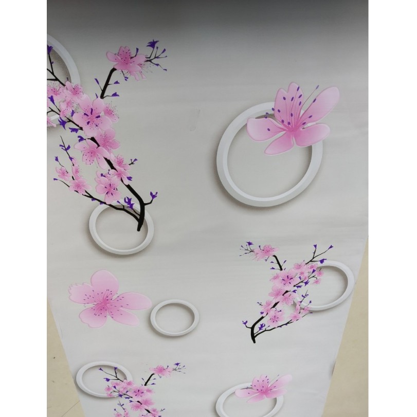 Combo 10 mét giấy dán tường, decal dán tường trang trí nhà cửa CÀNH ĐÀO HỒNG khổ 45cm