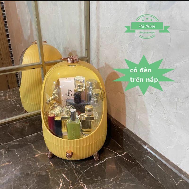 Hộp Đựng Mỹ Phẩm Cao Cấp, Tủ Mỹ Phẩm Cực Dễ Thương Peguin