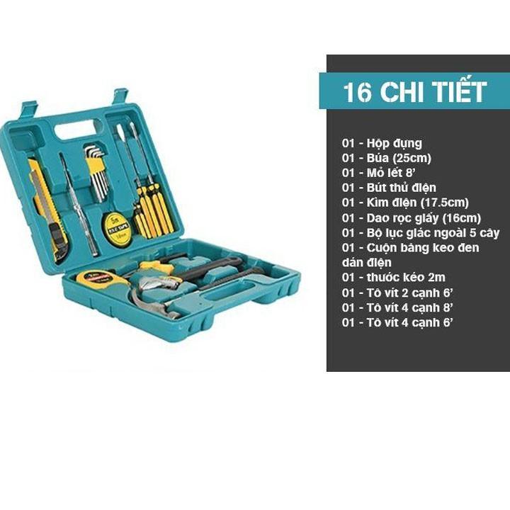 Bộ Dụng Cụ Sửa Chữa Đa Năng 16 Chi Tiết