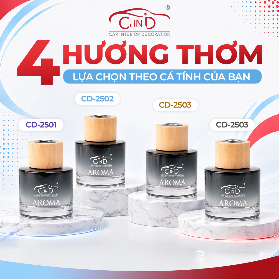 Nước Hoa Ô Tô CIND Aroma CD-2502 Ocean 100ml
