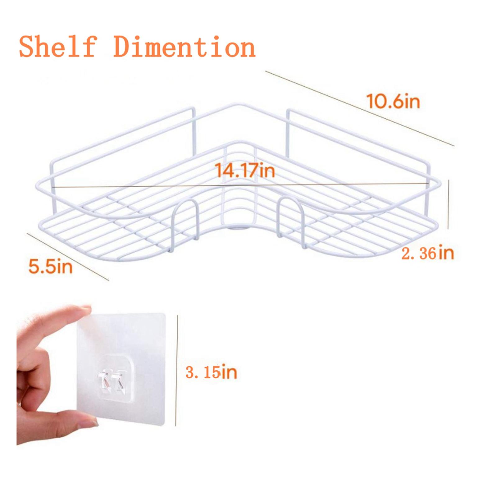 Corner Shelf Shower Caddy Bathroom Shelf Wall Mounted Shelf