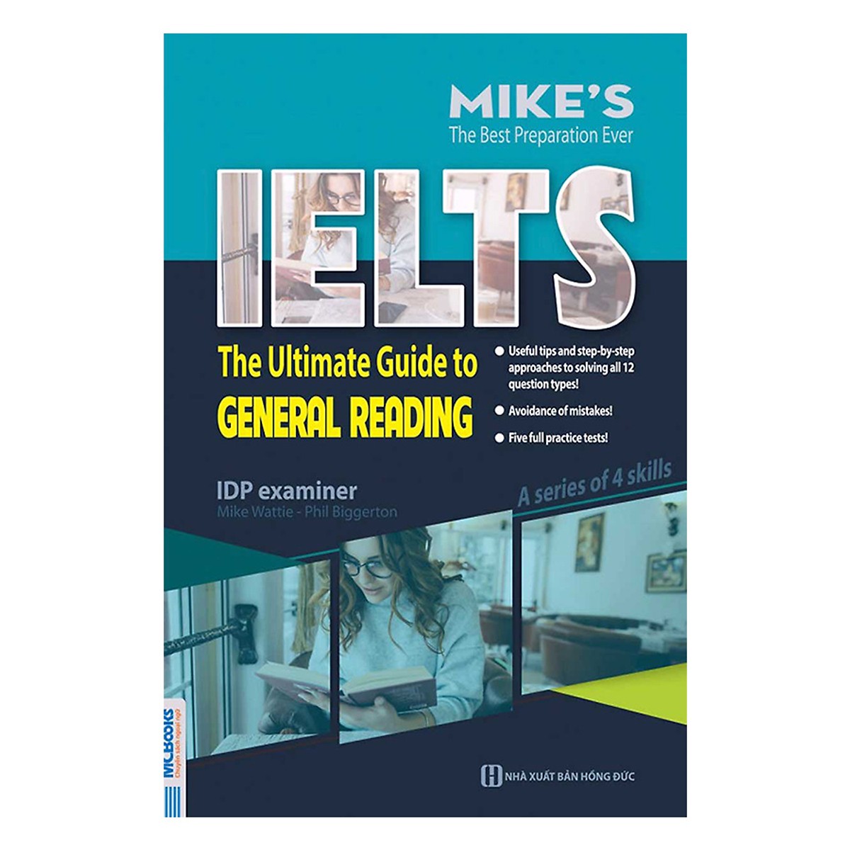 Combo Trọn Bộ General Ielts Mike+Tài Liệu Luyện Thi Nói IELTS - The IELTS Speaking Topics With Answers (Tái Bản) Tặng Kèm Bookmath