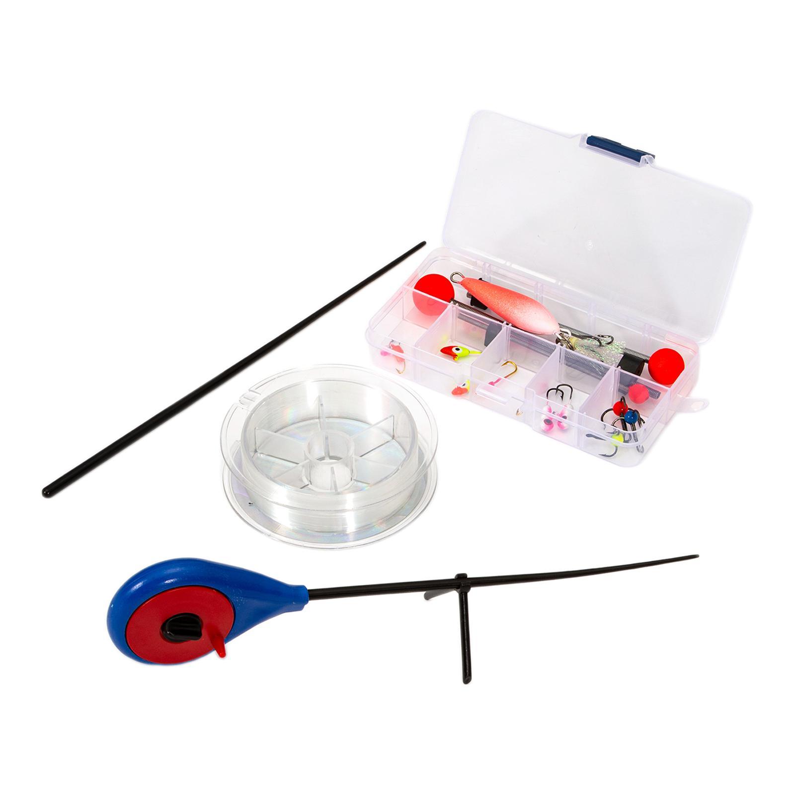 Ice Fishing Rod Set Portable Winter Fishing Hook Ice Fishing Rod Top Tip