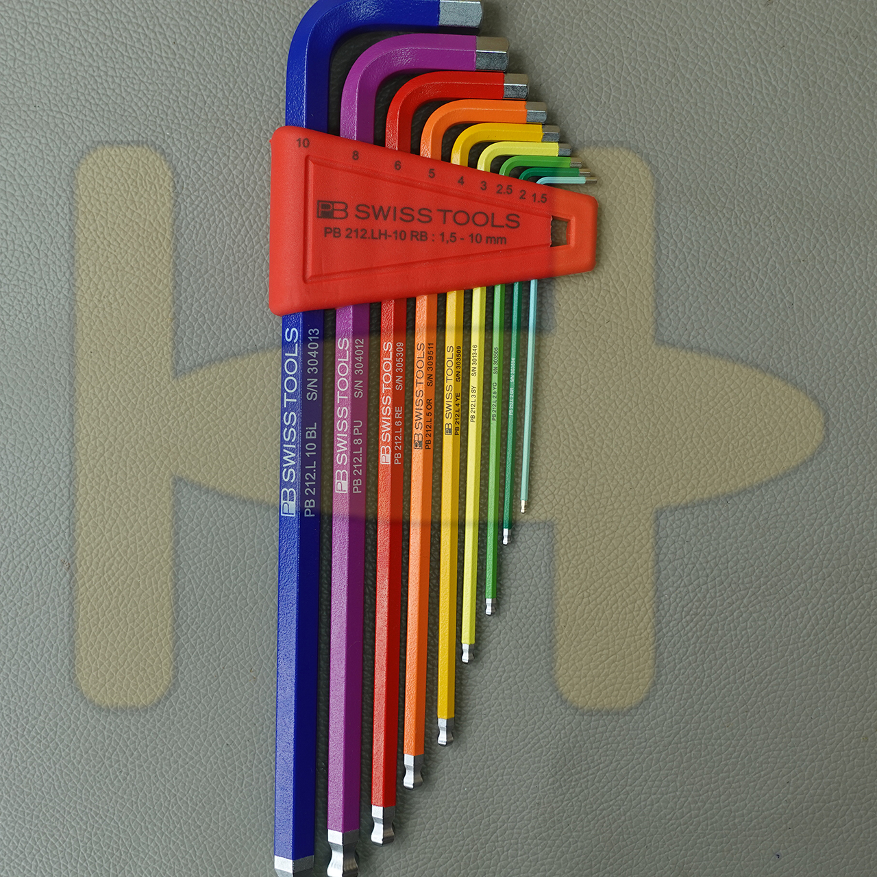 Bộ Thanh Vặn Lục Giác PB SWISS TOOLS Rainbow Màu Sắc 9 Chi Tiết - PB 212.LH-10RB: 1,5-10mm ( 324450.0100)