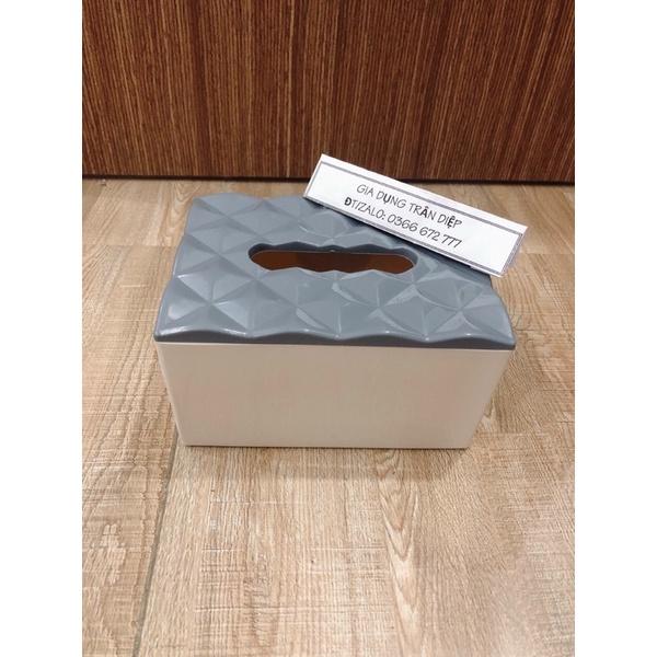 Hộp đựng giấy chữ nhật màu pastel 043