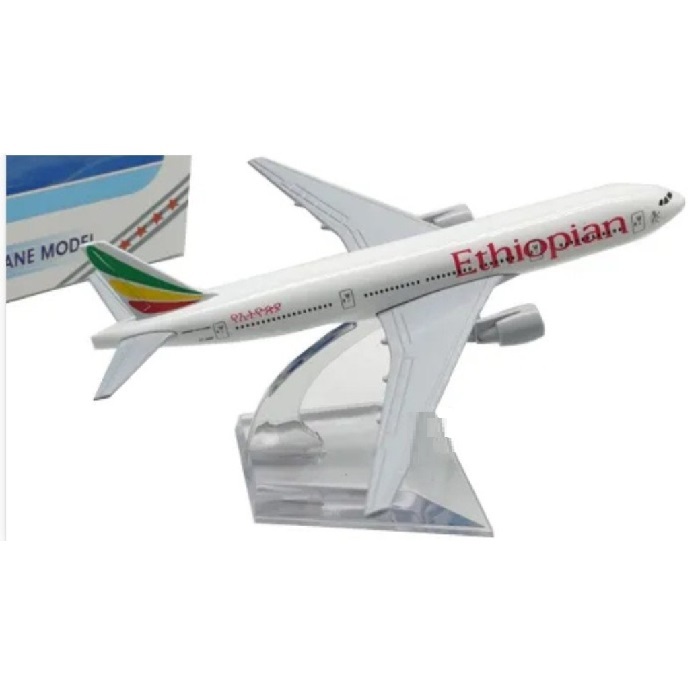 Mô hình máy bay B777 Ethiopian 16cm