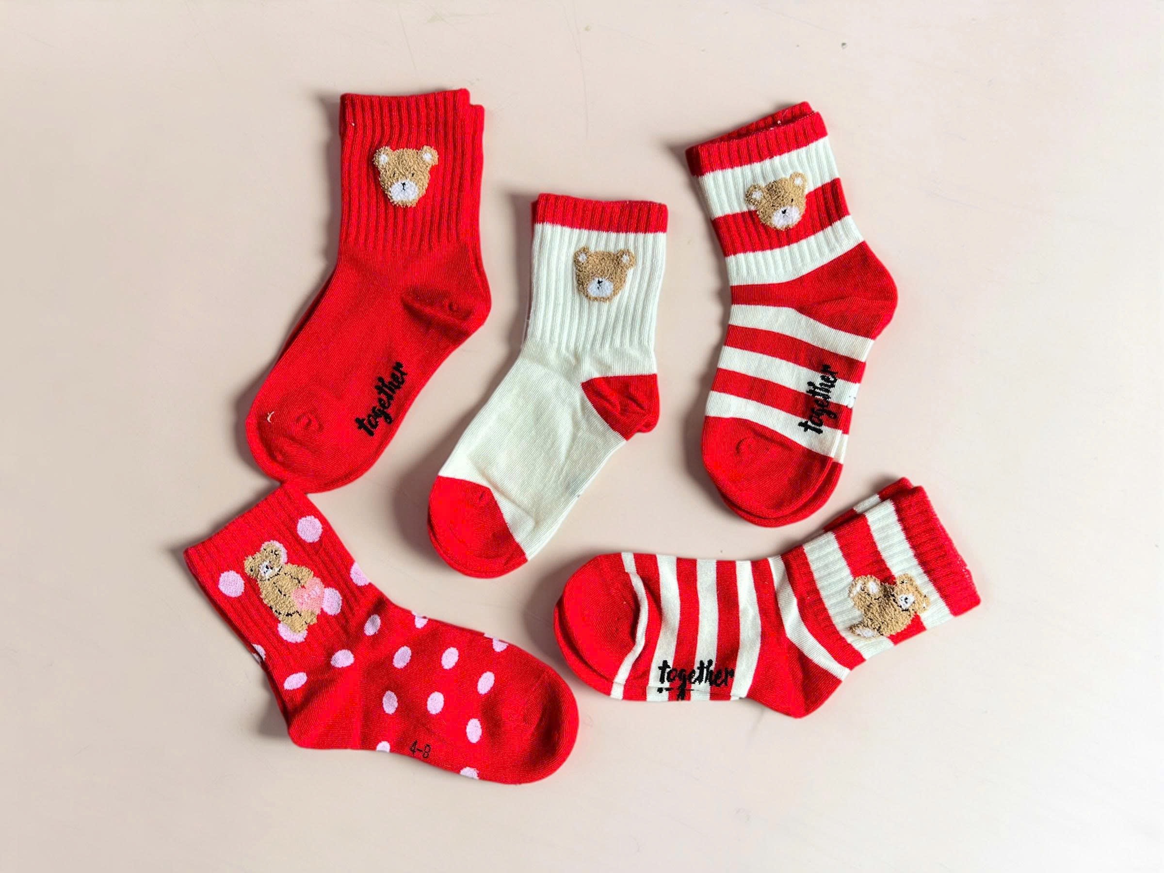 SET 5 ĐÔI TẤT VỚ 51 DỄ THƯƠNG TỪ 1-12 TUỔI DÀNH CHO BÉ GÁI