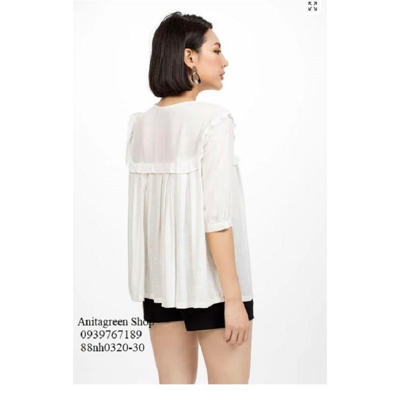 88nh0320-ÁO KIỂU TAY LỠ VIỀN BÈO s-6xl