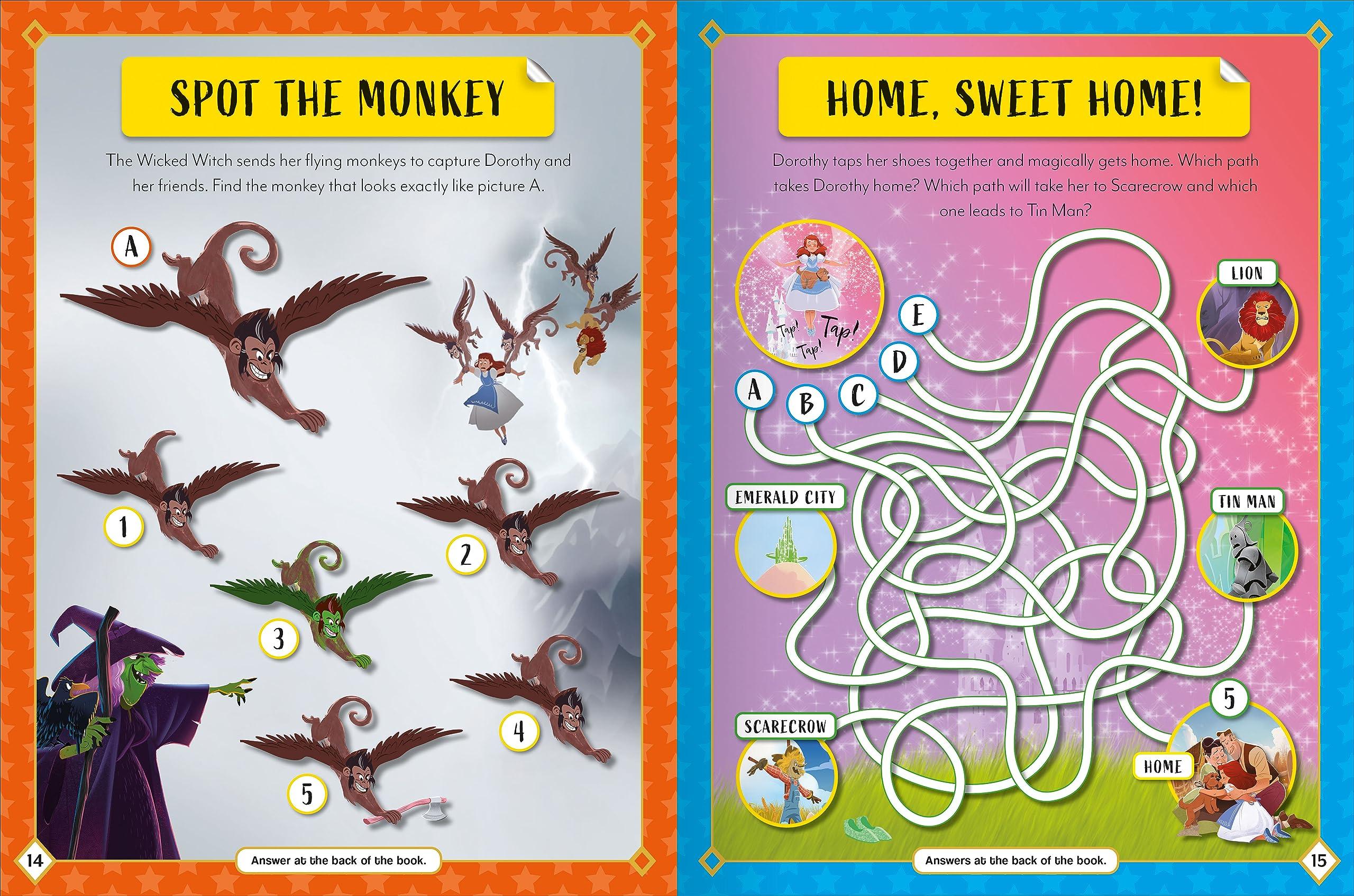 Sách ngoại văn: Sticker Activity Books - The Wizard Of Oz
