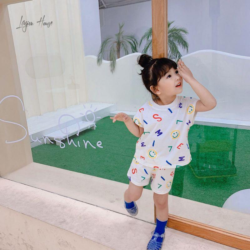Bộ đồ hè đáng yêu cho bé gái mẫu mới 2021
