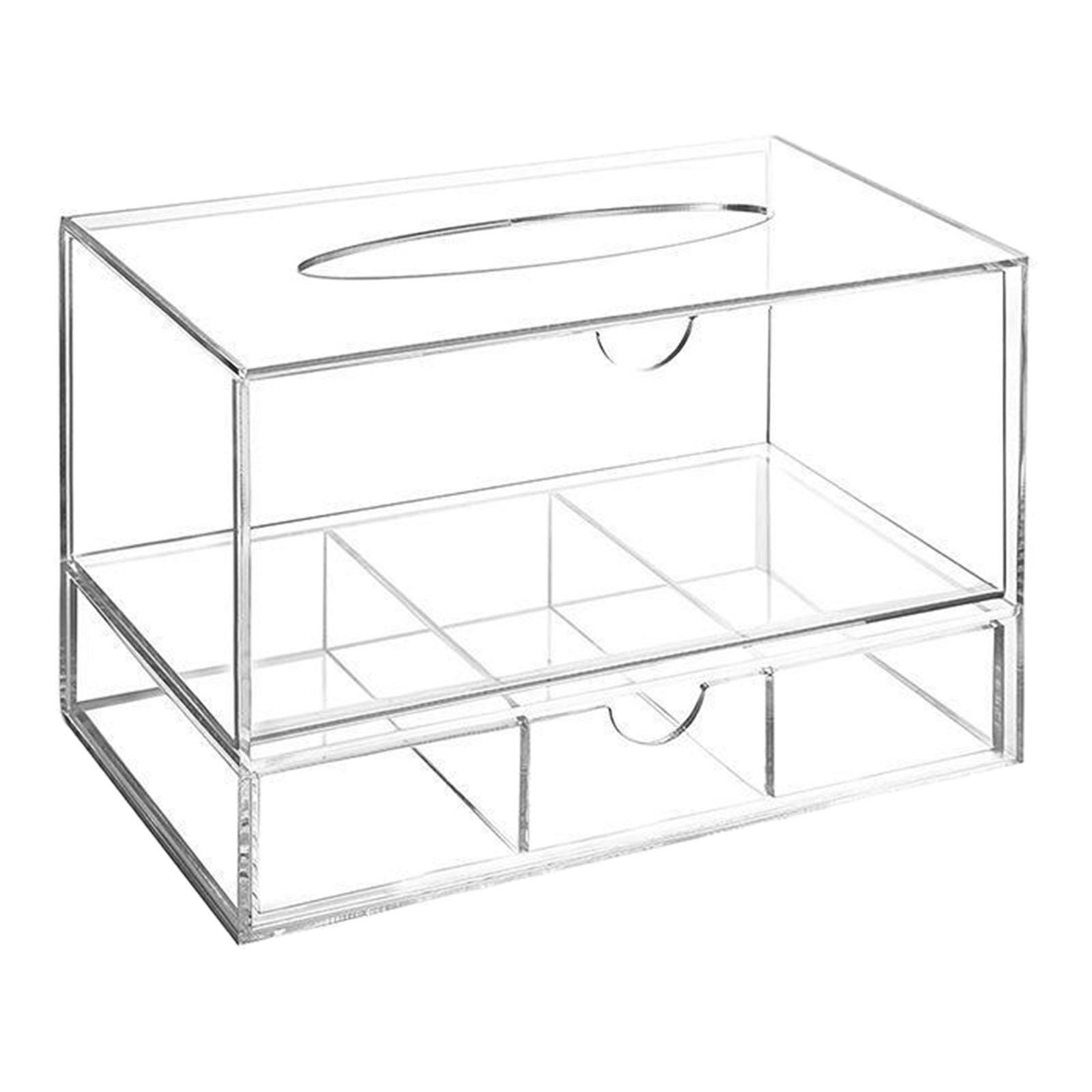 New Acrylic Makeup Organizer Rack Jewelry Holder Storage Box Case Clear