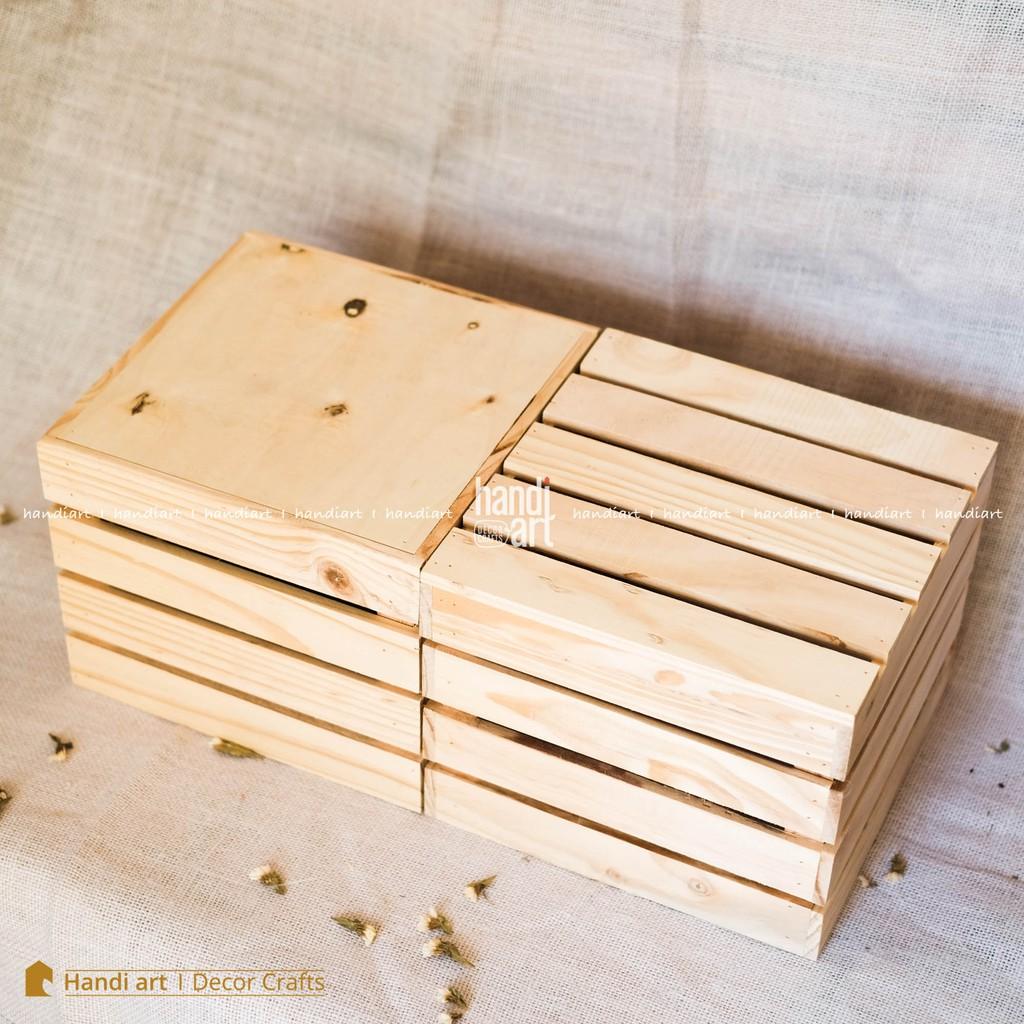 Thùng gỗ pallet vuông/Wooden pallet