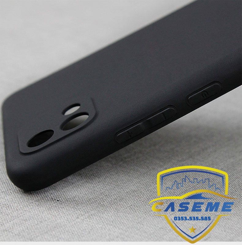 Ốp lưng dành cho OPPO A16K silicon dẻo màu đen bảo vệ camera chống sốc cao cấp